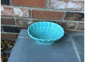 Vintage Turquoise Oval China Mold