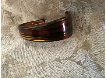 Stunning Cuff In Shades Of Browns And Bronzes - Lot #9
