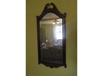 Vintage Mahogany Wall Mirror