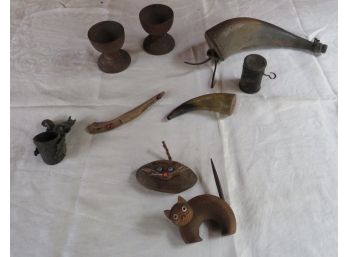 Mixed Lot Of Animals & Woodenware