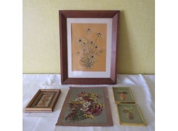 Floral Art Work Grouping