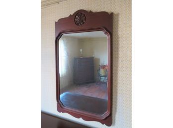 Vintage Mahogany Chippendale Wall Mirror