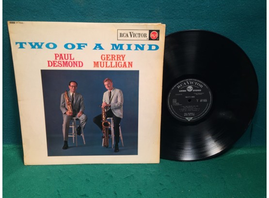 Paul Desmond. Gerry Mulligan Two Of A Mind On UK Import RCA Victor Living Stereo. Deep Groove Vinyl Is VG Plus