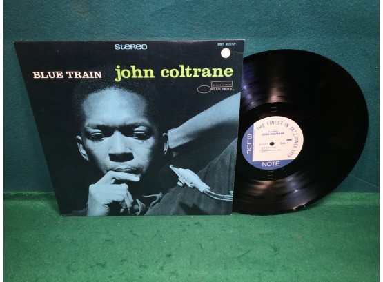 John Coltrane. Blue Train On Blue Note Records Stereo. DMM Vinyl Is Near Mint. Jacket Is Very Good Plus Plus.