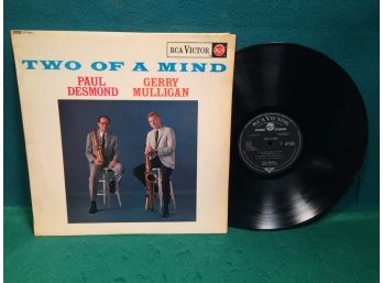 Paul Desmond. Gerry Mulligan Two Of A Mind On UK Import RCA Victor Living Stereo. Deep Groove Vinyl Is VG Plus