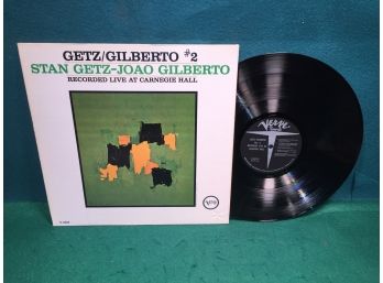 Stan Getz. Joao Gilberto. Getz/Gilberto #2. Recorded Live At Carnegie Hall On Verve Records Mono.