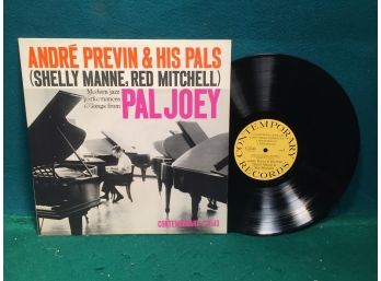 Andre Previn & His Pals. Shelly Manne, Red Mitchell. Pal Joey On Contemporary Records Mono.