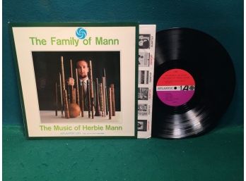 Herbie Mann. The Family Of Mann On Atlantic Records Mono. Vinyl Is Very Good Plus Plus.
