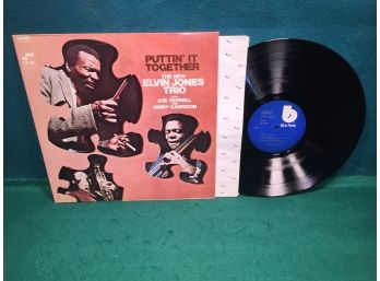 The New Elvin Jones Trio. Puttin' It Together On Blue Note Records Stereo. Vinyl Is Very Good Plus Plus.