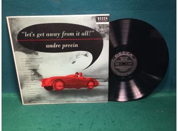 Andre Previn. 'Let's Get Away From It All!' On Decca Records Mono. Deep Groove Vinyl Is Near Mint.