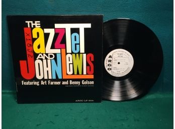 The Jazztet And John Lewis On Argo Records Mono. White Label Promo Deep Groove Vinyl VG Plus - VG Plus Plus.