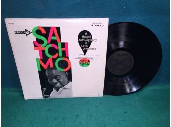 Satchmo. A Musical Autobiography Of Louis Armstrong On Decca Brunswick Records Stereo. Vinyl Is Near Mint.