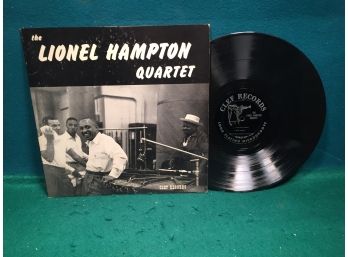 The Lionel Hampton Quartet On Clef Records Mono. Deep Groove Vinyl Is Good Plus.