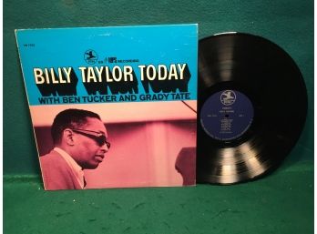 Billy Taylor Today With Ben Tucker And Grady Tate On Prestige Records Stereo. Vinyl Is Very Good Minus.
