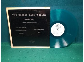 The Rarest Fats Waller. Volume One On Limited Edition Green Vinyl. Vinyl Is Near Mint Jacket Is Very Good Plus