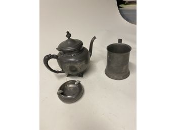 Pewter Assortment  Of Four