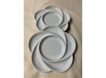 Four Dansk Fondue Plates