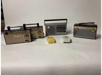 Assortment Of Six Transistor Radios For Parts Or Repair
