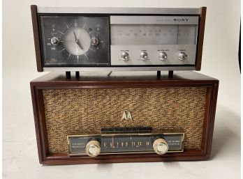 Sony And Motorola Vintage Radios