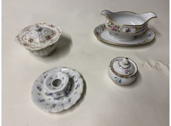 Vintage Assorted Floral China Pieces