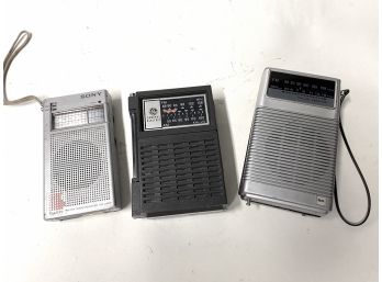 Three Transistor Radios (All Work)