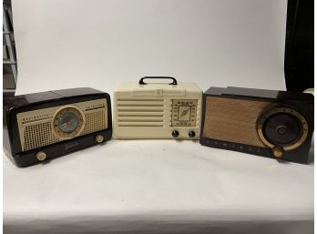 Emerson, Admiral And Jewel Vintage Radios For Parts Or Repair