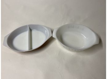 Two Vintage  Casserole Baking Dishes