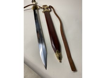 Sword With Case And Strap