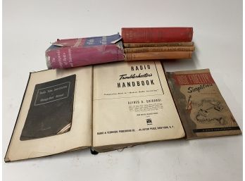 8 Vintage Radio Books