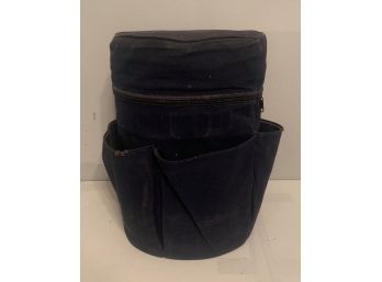Tin Bucket Tool Bag Organizer  Pockets With Zip Top