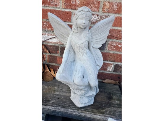 Beautiful Cement Fairy Statue (new)(18'H--12'w--7L)