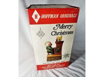 Vintage Hoffman's Music Player Liquor Bottle In Original Box