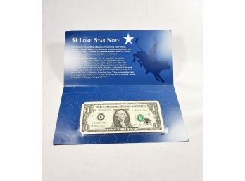 Lone Star Texas Uncirculated Star Note