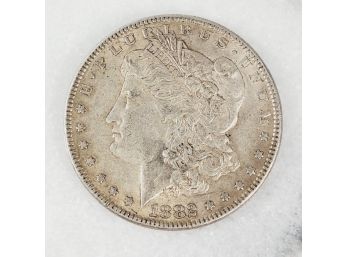 1882 Morgan Silver Dollar Almost Uncirculated
