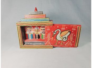 Vintage Hand Made Hand Painted Box