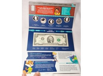 2019 Coin And Currency Youth Set With Uncirculated $2 Bill