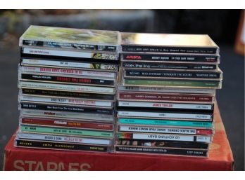 Two Boxes Of Miscellaneous Music CD's