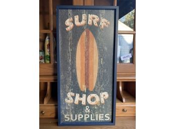 Wood Sign Surf, Shop Suppiles