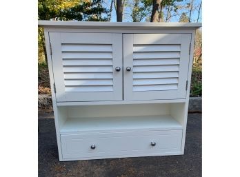 Small White Painted Cabinet