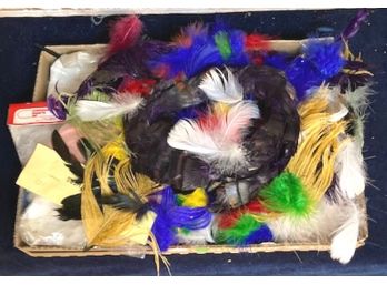 Box Of Decorative Feathers