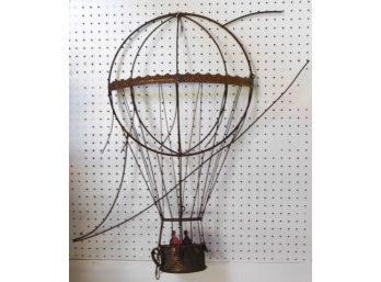Unique Decorative Wirework Hot Air Balloon Basket