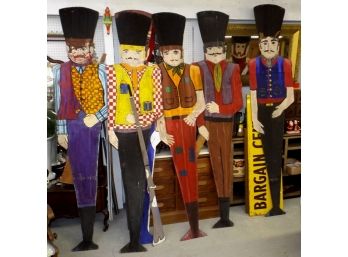 Hand Made & Painted Christmas Soldier Decorations, Over 7' Tall!