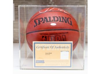 Authentic Jason Kidd Autographed Basketball COA