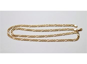 14K Gold Figaro Chain - 24'  15.3 Grams