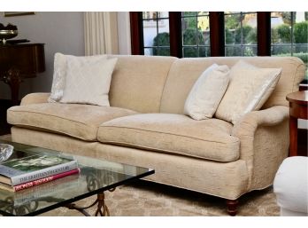 'Stickley' Finely Upholstered Two Cushion Sofa