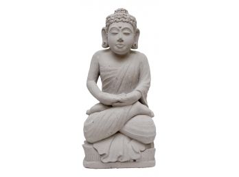 Large Purified Sitting Teenage Buddah Statue 18 12'H X 8 'W X 7'D Imported From Thailand