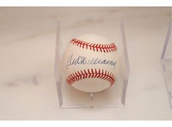 Authentic Ted Williams Autographed Baseball