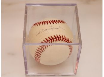 Authentic Whitey Ford Autographed Baseball