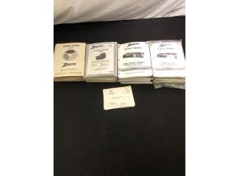 30  Pounds Of Zenith Vintage Service Manuals(H52)