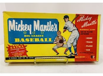 Vintage Mickey Mantle's Big League Baseball Game #710 Gardner Toys & Games (see Description)